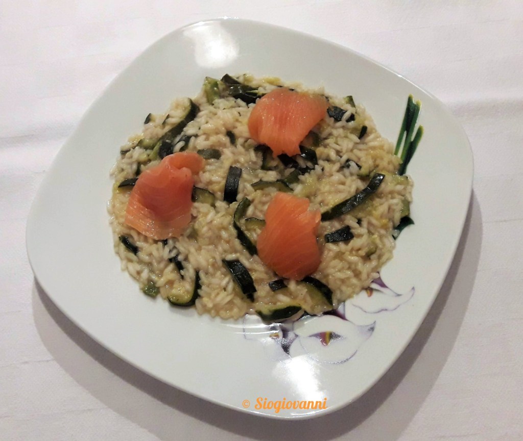 zucchine e salmone affumicato