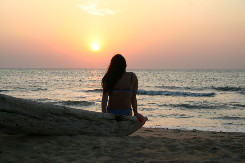 stare soli al tramonto