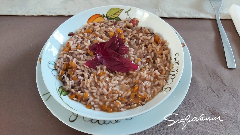 Zucca-radicchio rosso