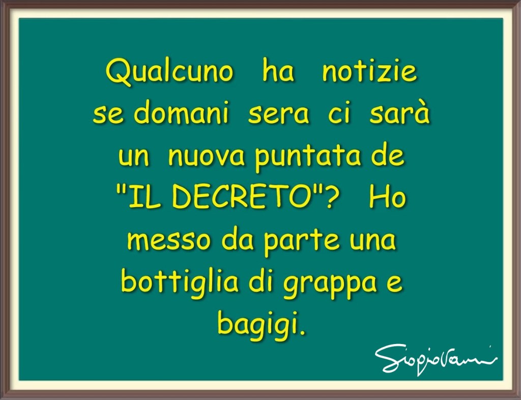 il decreto